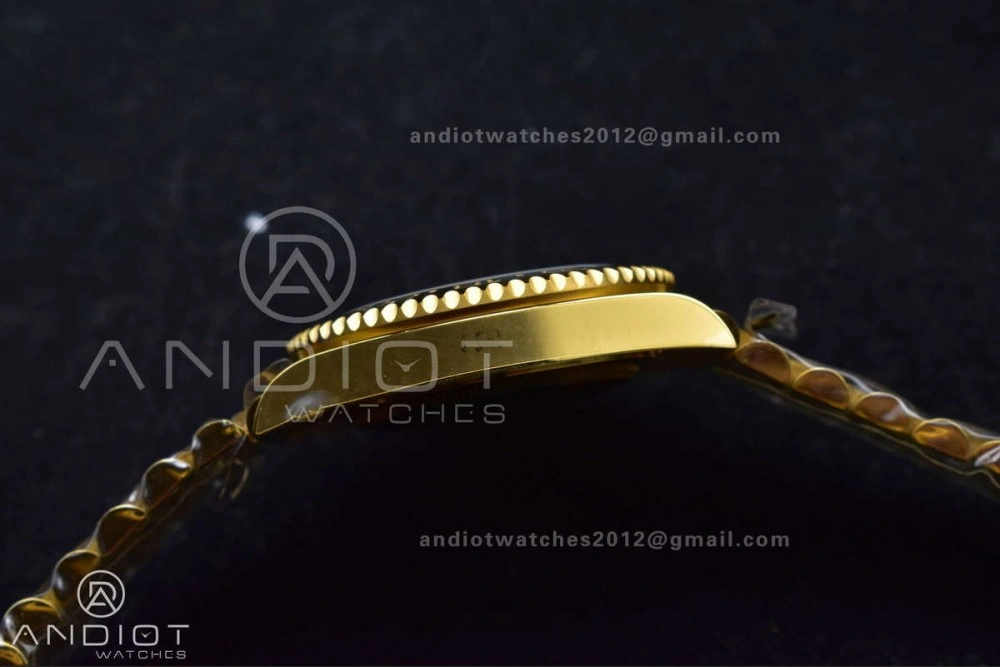 GMT Master II 126718 GRNR Gain Weight Gold Factory 1:1 Best Edition Black Dial on YG Jubilee Bracelet VR3285 CHS