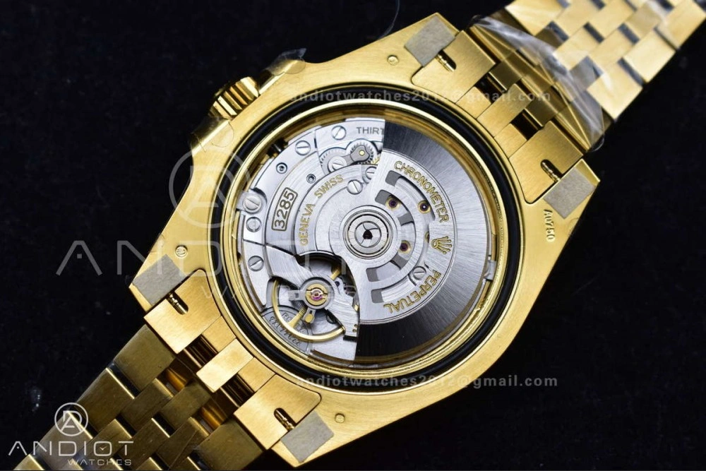 GMT Master II 126718 GRNR Gain Weight Gold Factory 1:1 Best Edition Black Dial on YG Jubilee Bracelet VR3285 CHS