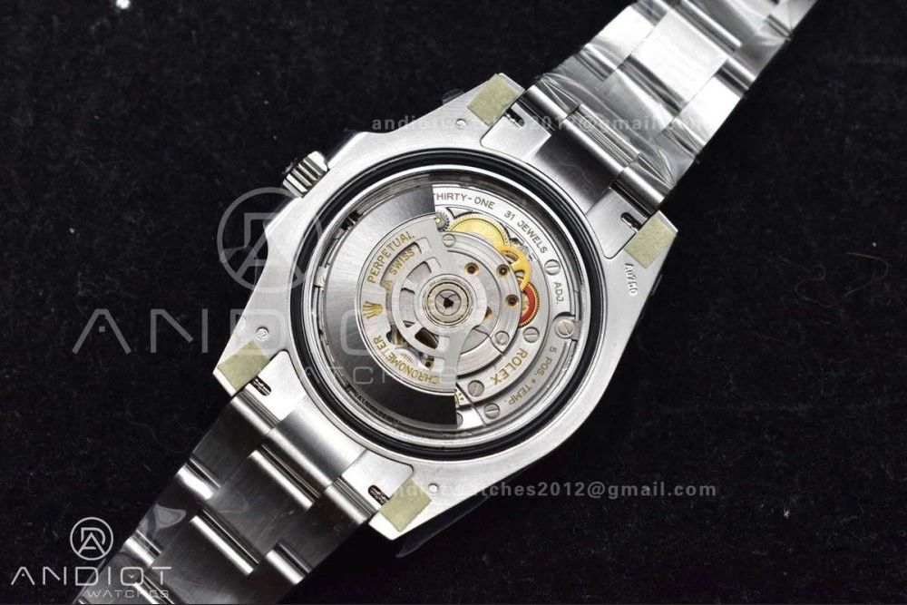 GMT Master II 126719 BLRO Gain Weight Gold Factory 1:1 Best Edition Black Dial on Oyster Bracelet VR3285 CHS