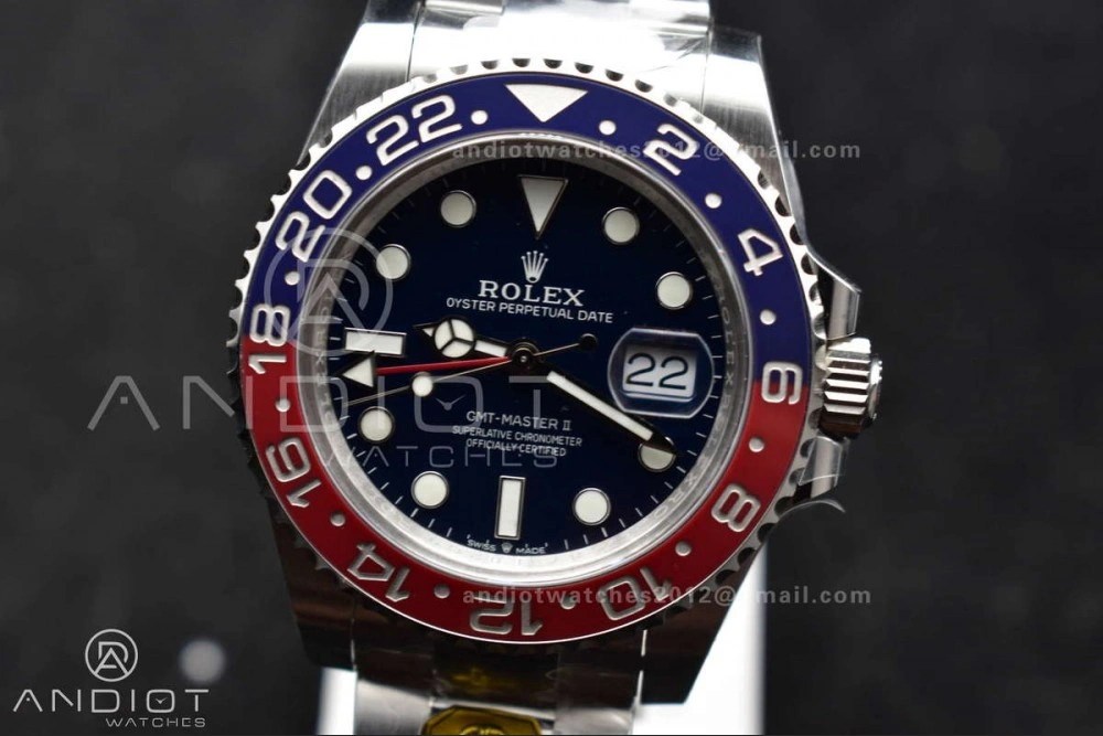 GMT Master II 126719 BLRO Gain Weight Gold Factory 1:1 Best Edition Black Dial on Oyster Bracelet VR3285 CHS