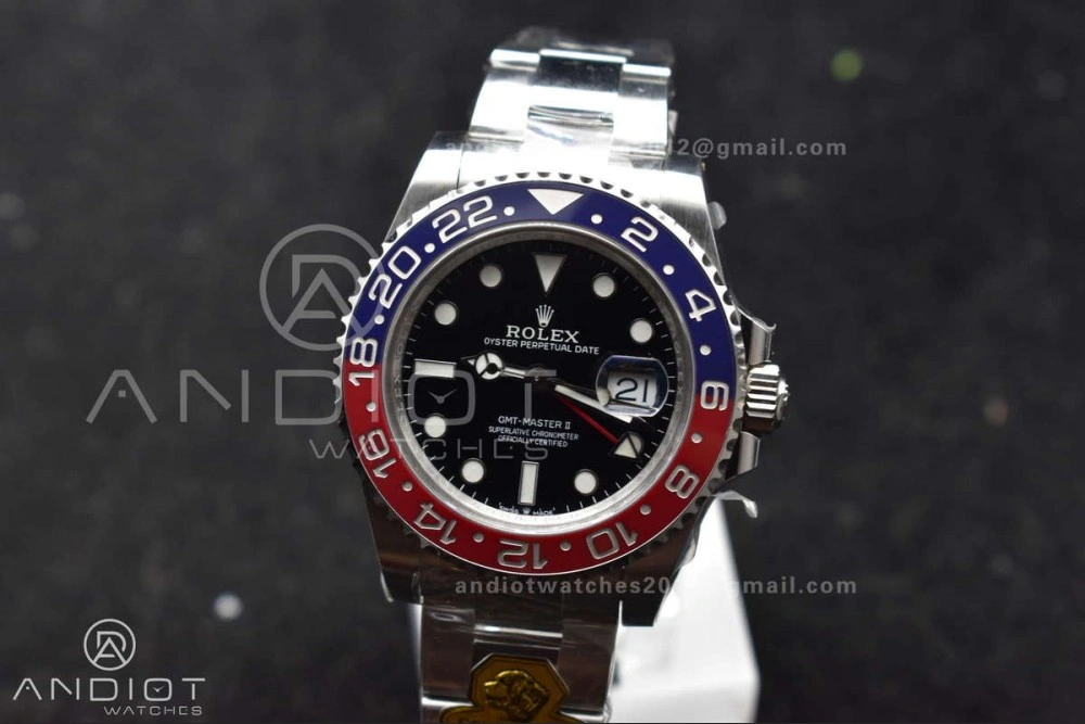 GMT Master II 126719 BLRO Gain Weight Gold Factory 1:1 Best Edition Blue Dial on Oyster Bracelet VR3285 CHS