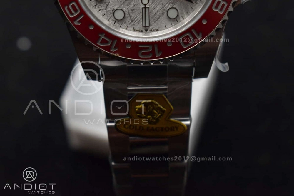 GMT Master II 126719 BLRO Gain Weight Gold Factory 1:1 Best Edition Real Meteorite Dial on Oyster Bracelet VR3285 CHS