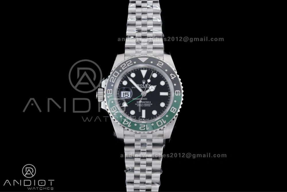 GMT-Master II 126720 VTNR 904L Steel V3 VSF 1:1 Sprite Best Edition Black Dial On Jubilee Bracelet DD3285