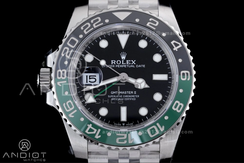 GMT-Master II 126720 VTNR 904L Steel V3 VSF 1:1 Sprite Best Edition Black Dial On Jubilee Bracelet DD3285