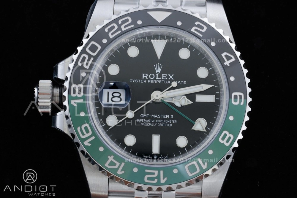 GMT Master II 126720 VTNR LHD 904L SS ARF 1:1 Best Edition on Jubilee Bracelet New SH3285 V2