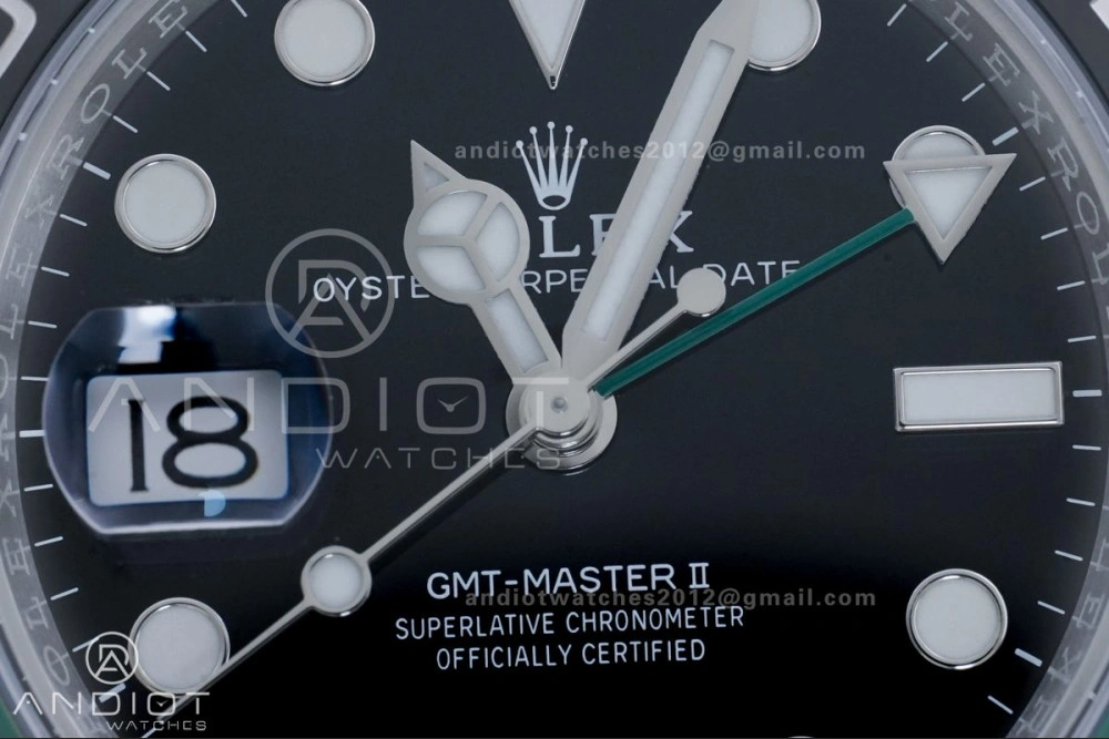 GMT Master II 126720 VTNR LHD 904L SS ARF 1:1 Best Edition on Jubilee Bracelet New SH3285 V2
