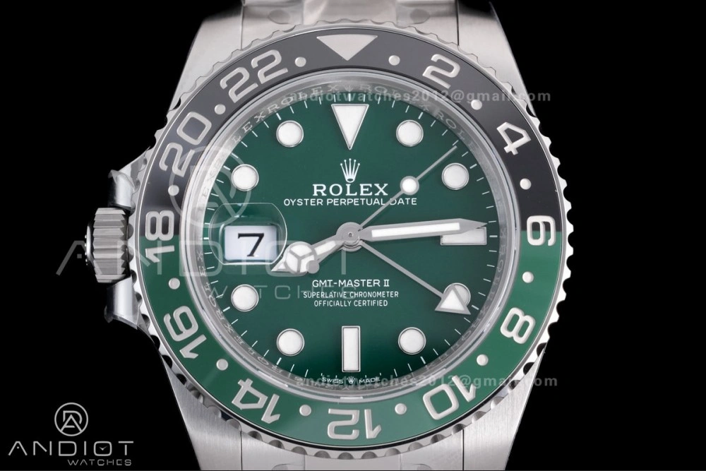 GMT-Master II 126729 VTNR 904L SS V3 VSF 1:1 Sprite Best Edition Green Dial On Oyster Bracelet DD3285