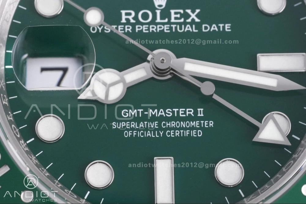GMT-Master II 126729 VTNR 904L SS V3 VSF 1:1 Sprite Best Edition Green Dial On Oyster Bracelet DD3285