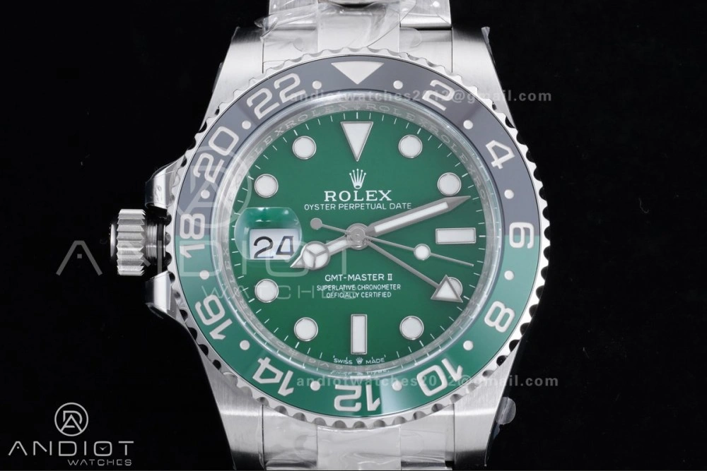 GMT Master II 126729 VTNR LHD 904L SS ARF Sprite 1:1 Best Edition on Oyster Bracelet New SH3285 V2