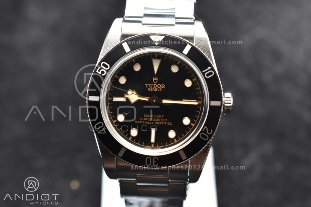 Heritage Black Bay 37mm SS ZF 1:1 Best Edition Black Dial on SS Bracelet A2824