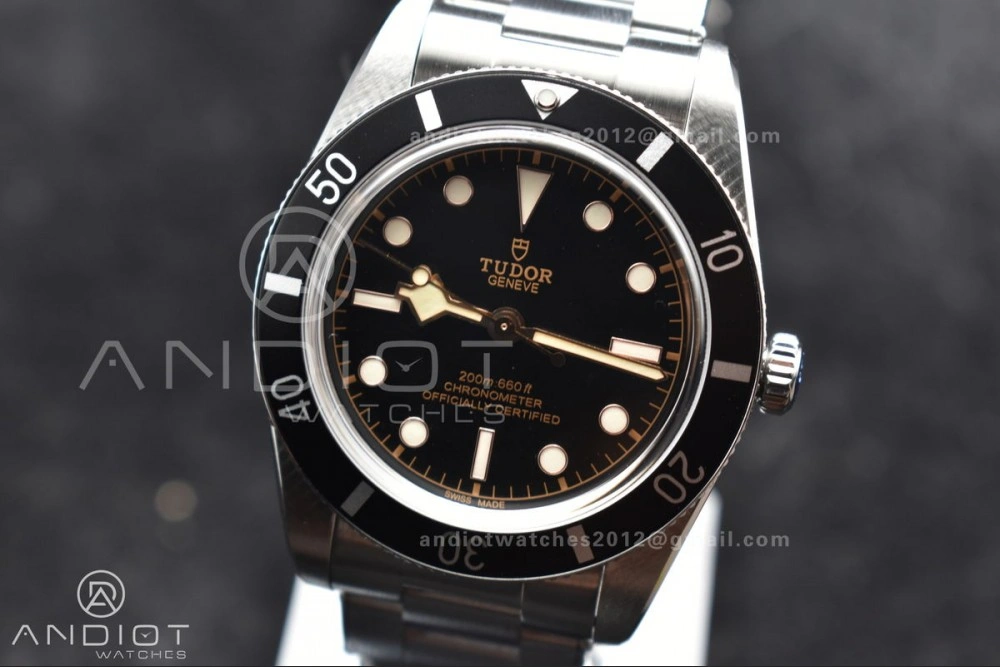 Heritage Black Bay 37mm SS ZF 1:1 Best Edition Black Dial on SS Bracelet A2824
