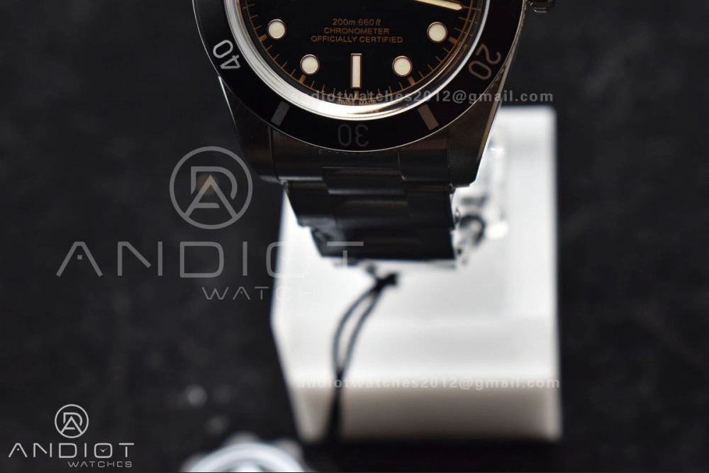 Heritage Black Bay 37mm SS ZF 1:1 Best Edition Black Dial on SS Bracelet A2824