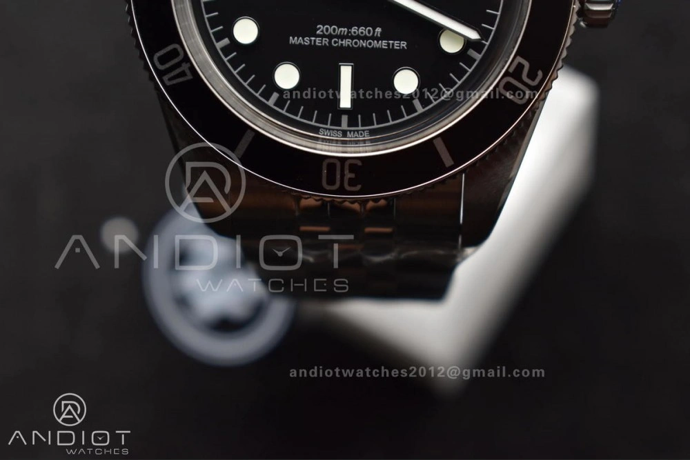 Heritage Black Bay 41mm SS ZF 1:1 Best Edition Black Dial on Jubilee Bracelet A2824