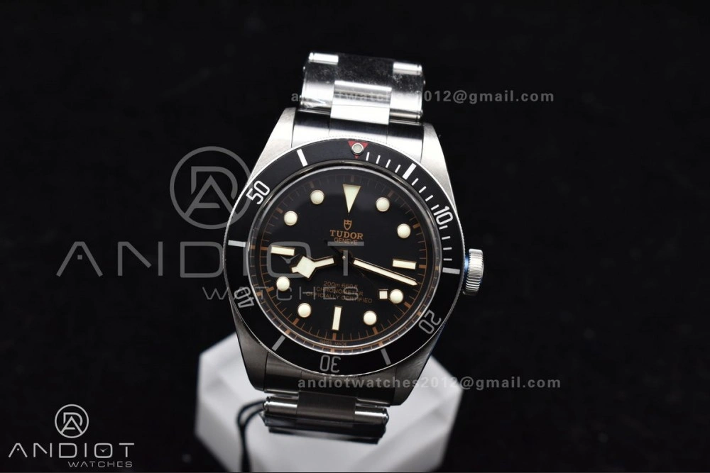 Heritage Black Bay Black Bezel ZF 1:1 Best Edition on SS Bracelet A2824 V5