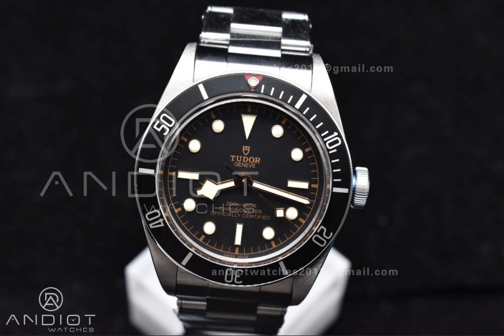 Heritage Black Bay Black Bezel ZF 1:1 Best Edition on SS Bracelet A2824 V5