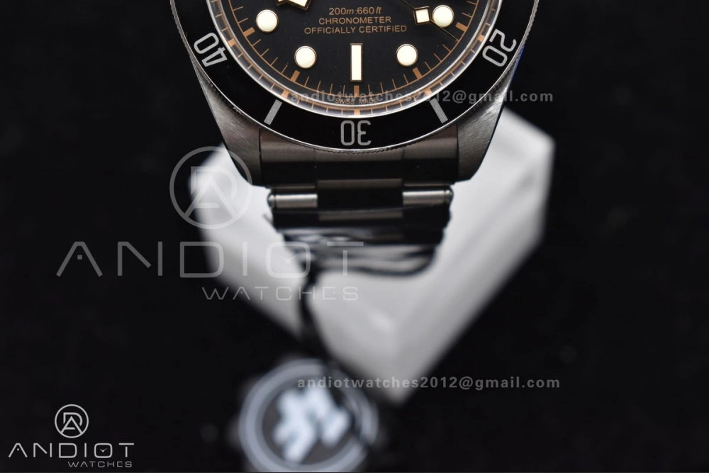 Heritage Black Bay Black Bezel ZF 1:1 Best Edition on SS Bracelet A2824 V5