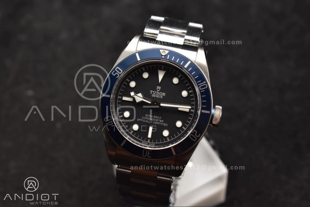 Heritage Black Bay Blue Bezel ZF 1:1 Best Edition on SS Bracelet A2824 V5