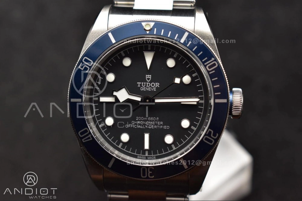 Heritage Black Bay Blue Bezel ZF 1:1 Best Edition on SS Bracelet A2824 V5