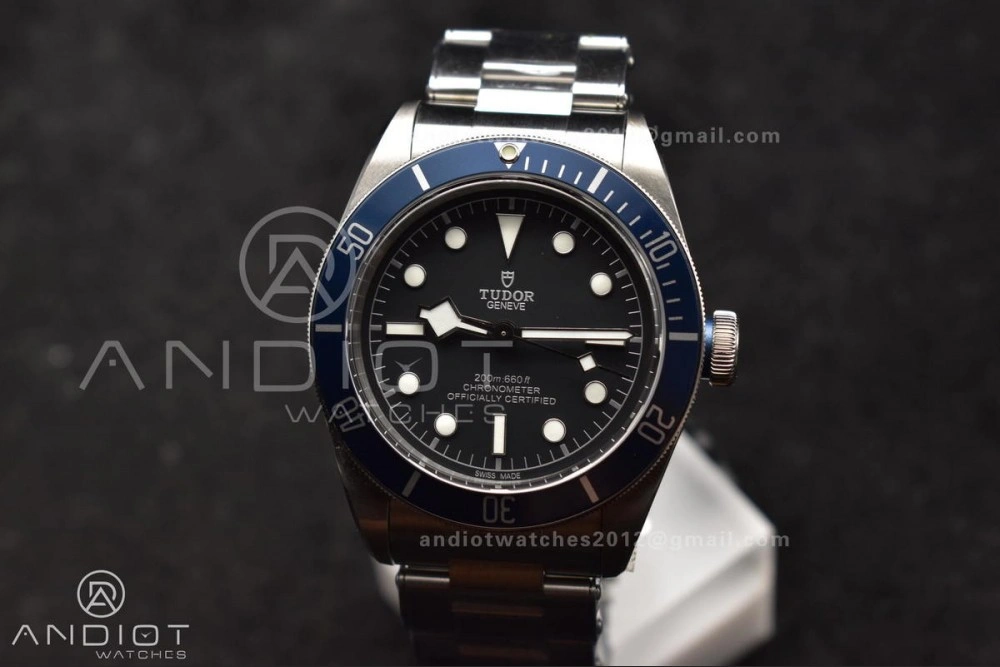 Heritage Black Bay Blue Bezel ZF 1:1 Best Edition on SS Bracelet A2824 V5
