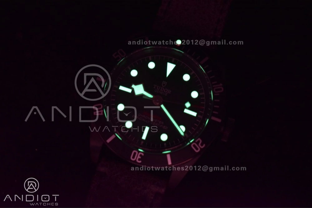 Heritage Black Bay Dark DLC ZF 1:1 Best Edition Black Bezel on Distressed Leather Strap A2824 V5