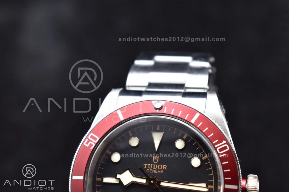 Heritage Black Bay Red Bezel ZF 1:1 Best Edition on SS Bracelet A2824