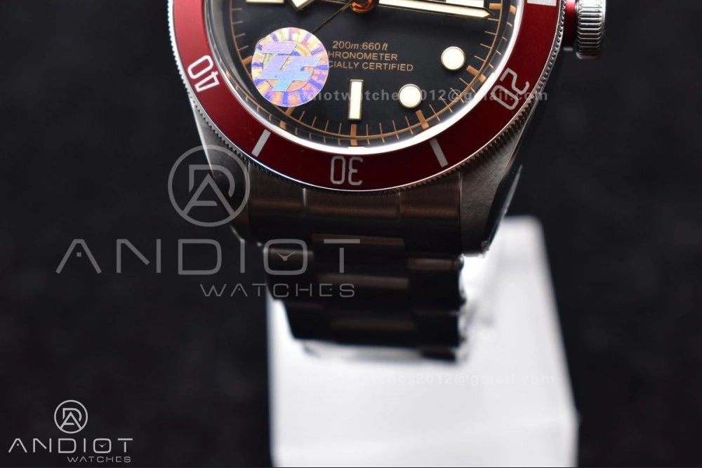 Heritage Black Bay Red Bezel ZF 1:1 Best Edition on SS Bracelet A2824