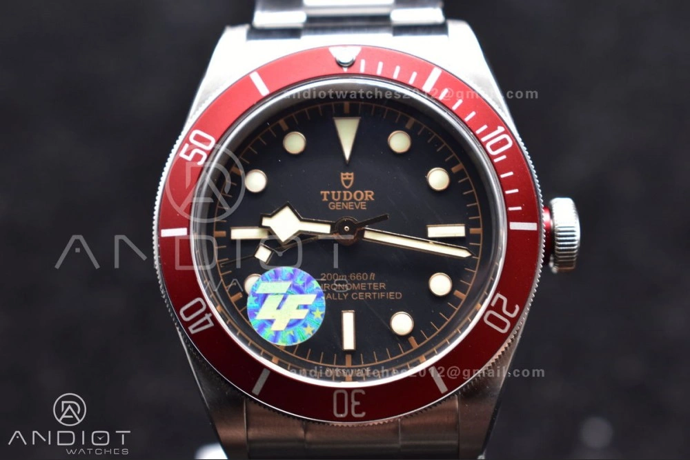 Heritage Black Bay Red Bezel ZF 1:1 Best Edition on SS Bracelet A2824