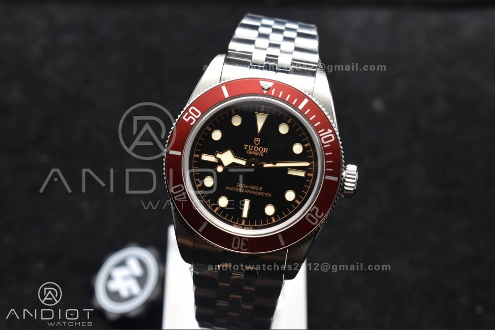 Heritage Black Bay Red Bezel ZF 1:1 Best Edition on SS Jubilee Bracelet A2824