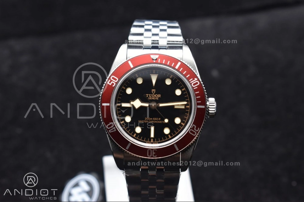 Heritage Black Bay Red Bezel ZF 1:1 Best Edition on SS Jubilee Bracelet A2824