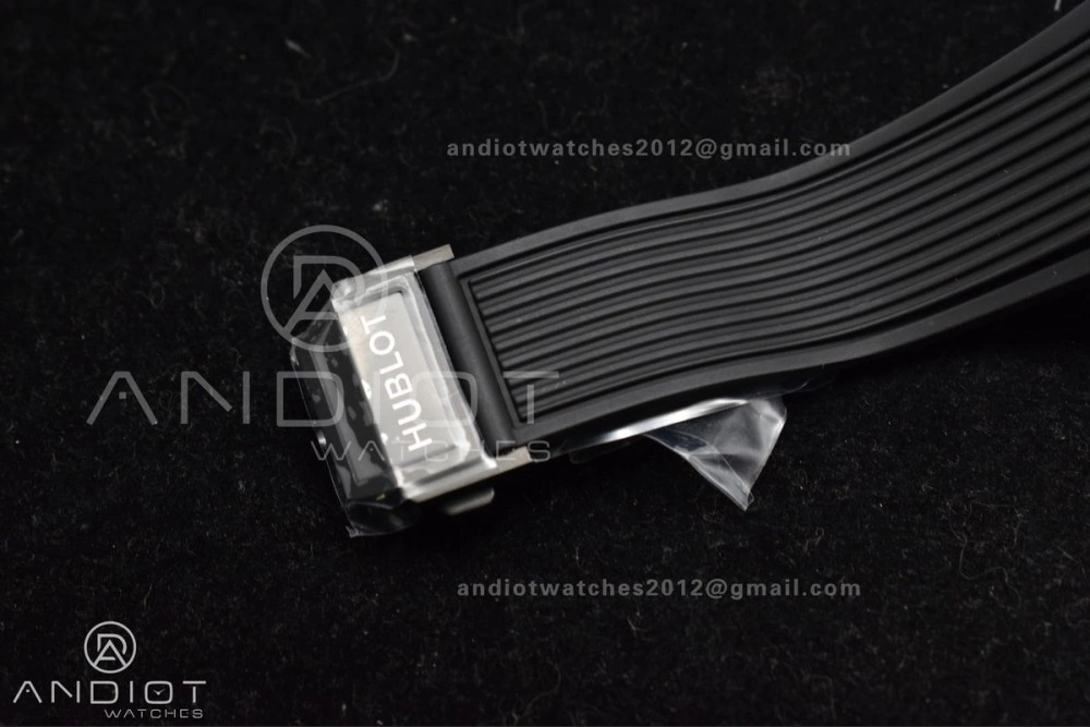 Hublot Big Bang Unico Full Black ZF 1:1 Best Edition Skeleton Dial on Black Rubber Strap A1280