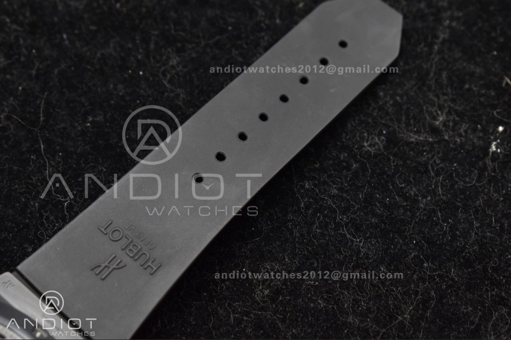 Hublot Big Bang Unico Full Black ZF 1:1 Best Edition Skeleton Dial on Black Rubber Strap A1280