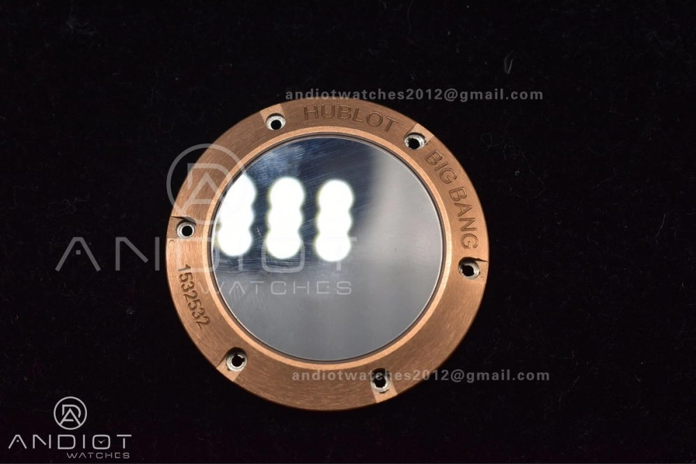 Hublot Big Bang Unico RG ZF 1:1 Best Edition Blue Skeleton Dial on Blue Rubber Strap A1280