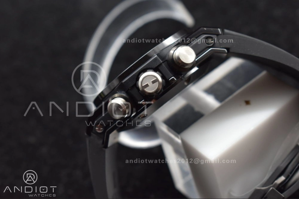 Hublot Big Bang Unico Titanium ZF 1:1 Best Edition Black Skeleton Dial On Black Rubber Strap A1280