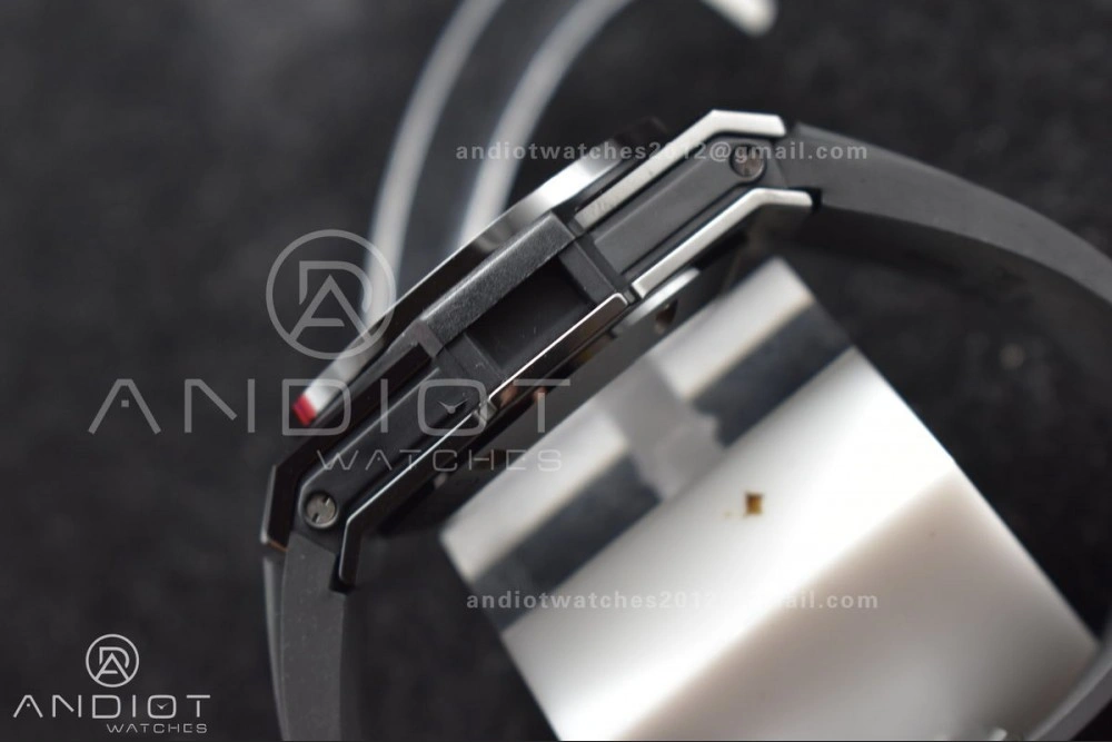 Hublot Big Bang Unico Titanium ZF 1:1 Best Edition Black Skeleton Dial On Black Rubber Strap A1280