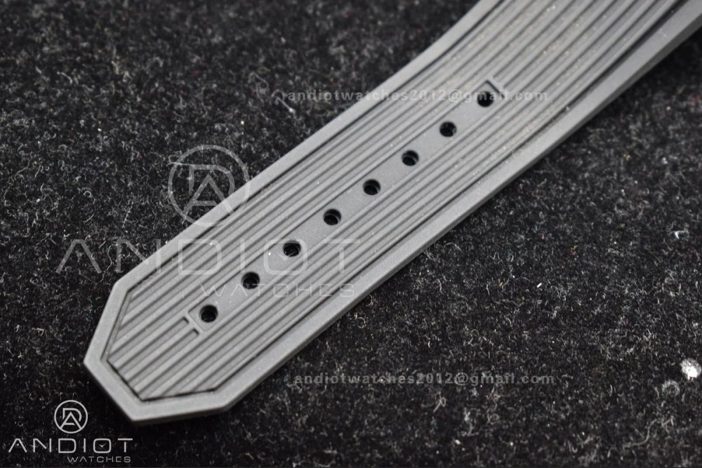 Hublot Big Bang Unico Titanium ZF 1:1 Best Edition Black Skeleton Dial On Black Rubber Strap A1280