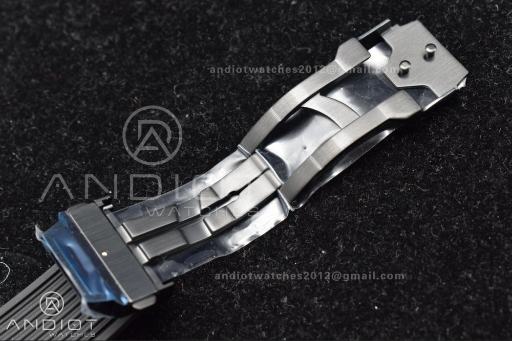 Hublot Big Bang Unico Titanium ZF 1:1 Best Edition Black Skeleton Dial On Black Rubber Strap A1280