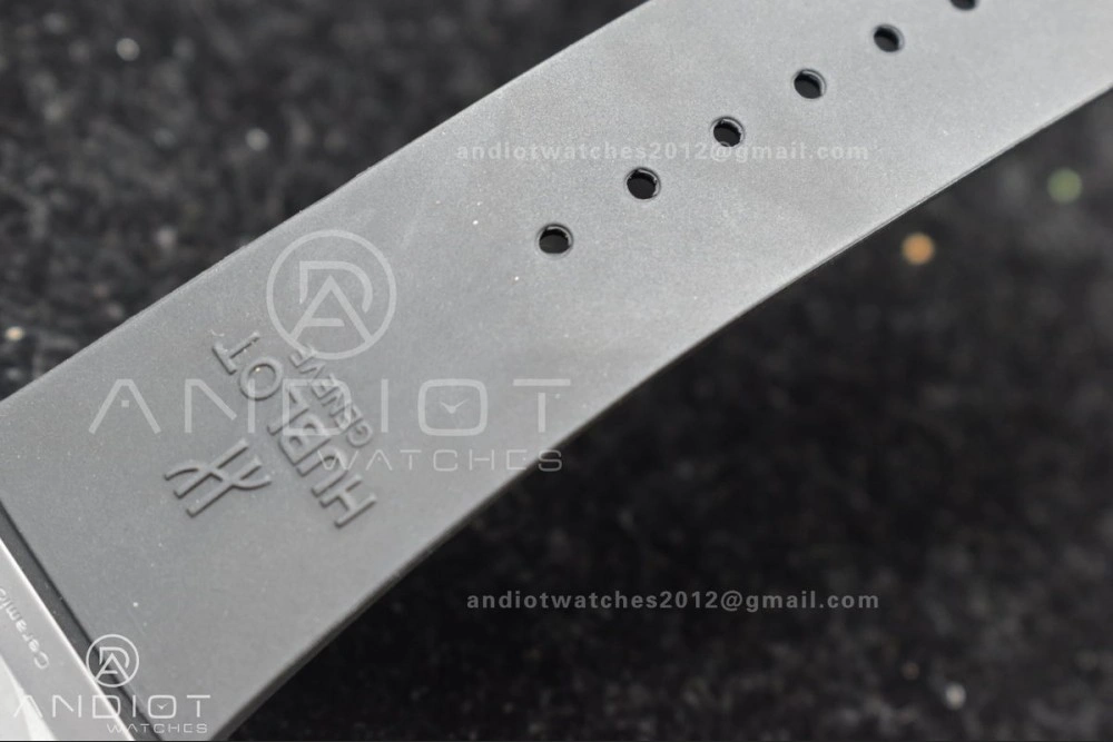 Hublot Big Bang Unico Titanium ZF 1:1 Best Edition Black Skeleton Dial On Black Rubber Strap A1280