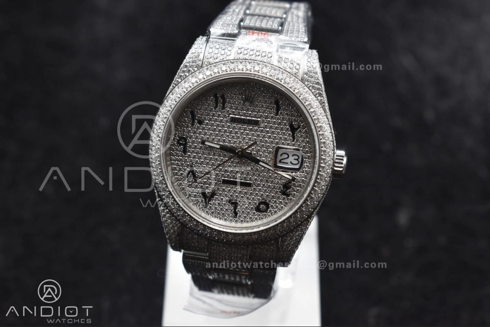 JDF 41mm Best Version Diamond DateJust Arabic Markers with Numerical Date Wheel