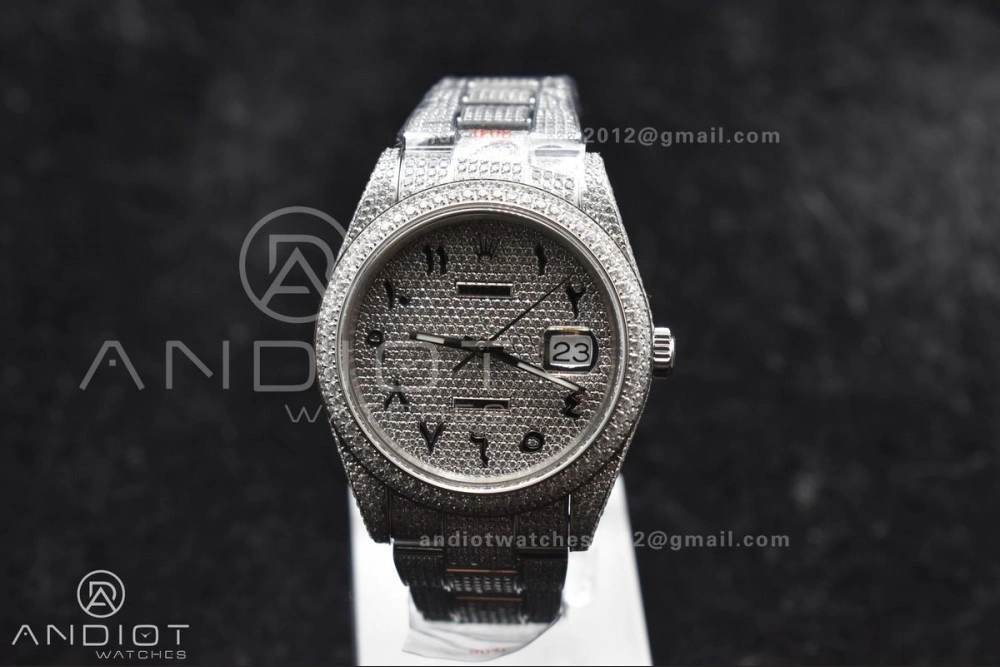 JDF 41mm Best Version Diamond DateJust Arabic Markers with Numerical Date Wheel