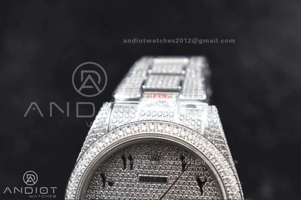 JDF 41mm Best Version Diamond DateJust Arabic Markers with Numerical Date Wheel