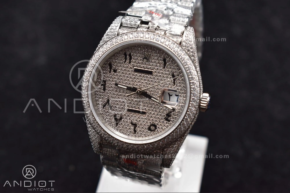 JDF 41mm Best Version Diamond DateJust Arabic Markers
