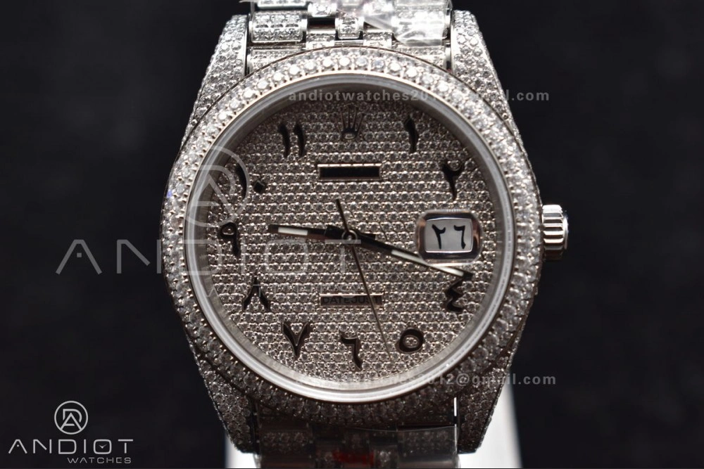 JDF 41mm Best Version Diamond DateJust Arabic Markers