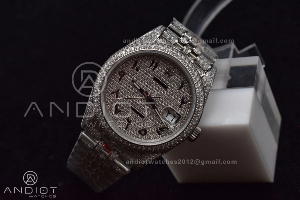 JDF 41mm Best Version Diamond DateJust Arabic Markers