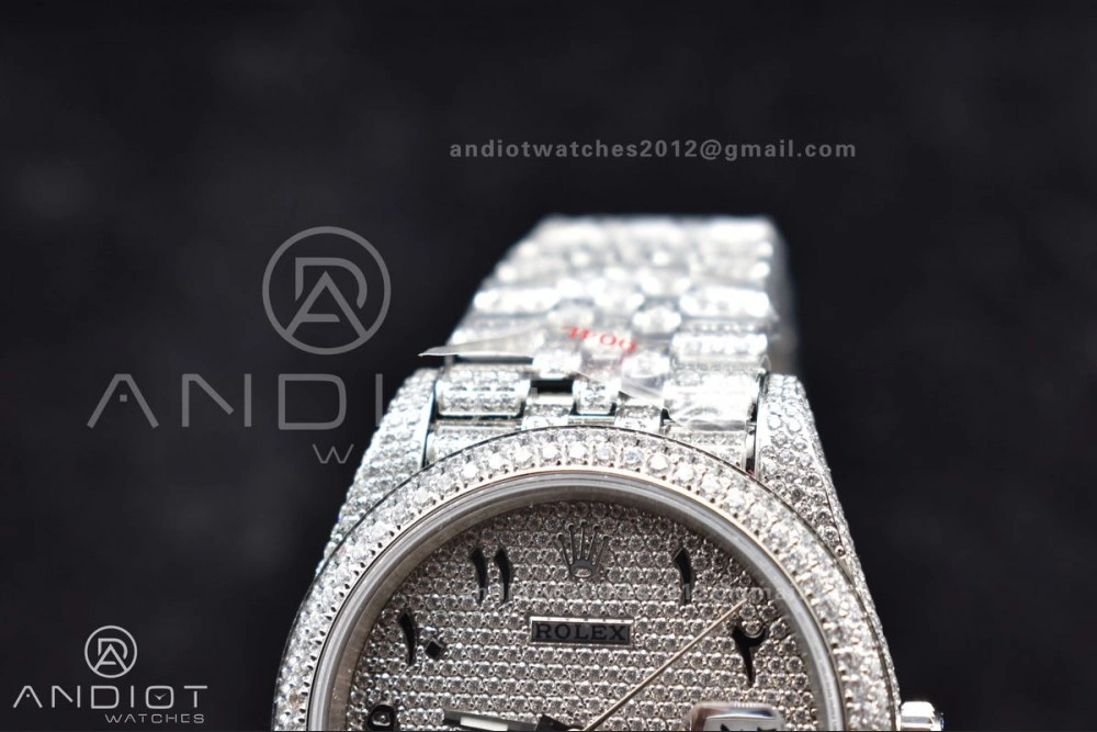 JDF 41mm Best Version Diamond DateJust Arabic Markers