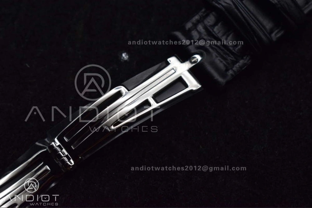 Lady Royal Oak 33mm 67651 SS Diamond Bezel V7F 1:1 Black Textured Dial On Stainless Strap Ronda Quartz