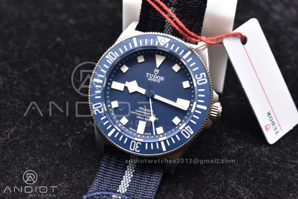 M+ Factory 1:1 Best Edition Tudor Pelagos FXD Navy Blue Titanium