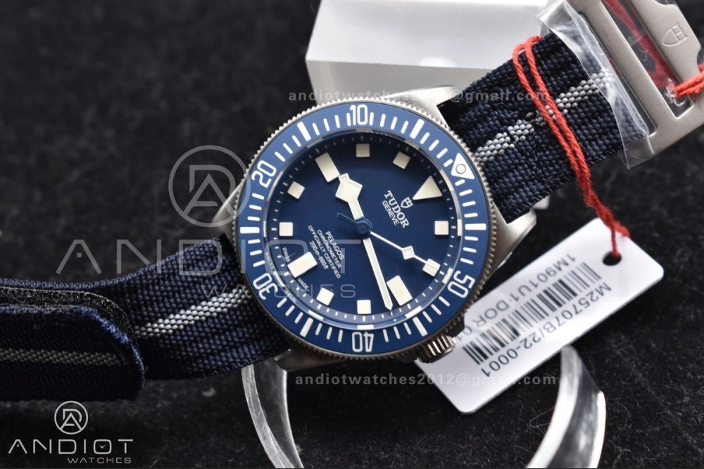 M+ Factory 1:1 Best Edition Tudor Pelagos FXD Navy Blue Titanium