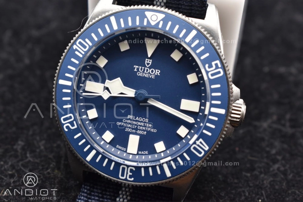 M+ Factory 1:1 Best Edition Tudor Pelagos FXD Navy Blue Titanium