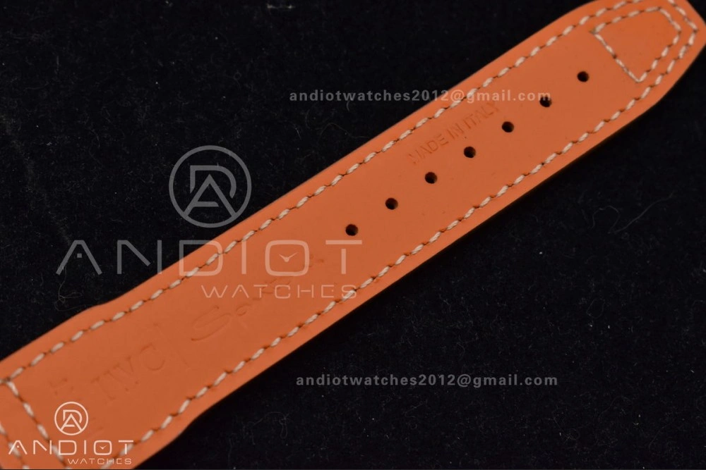 Mark XVIII IW327006 Titanium V7F 1:1 Best Edition BlueDial on Brown Leather Strap A2892