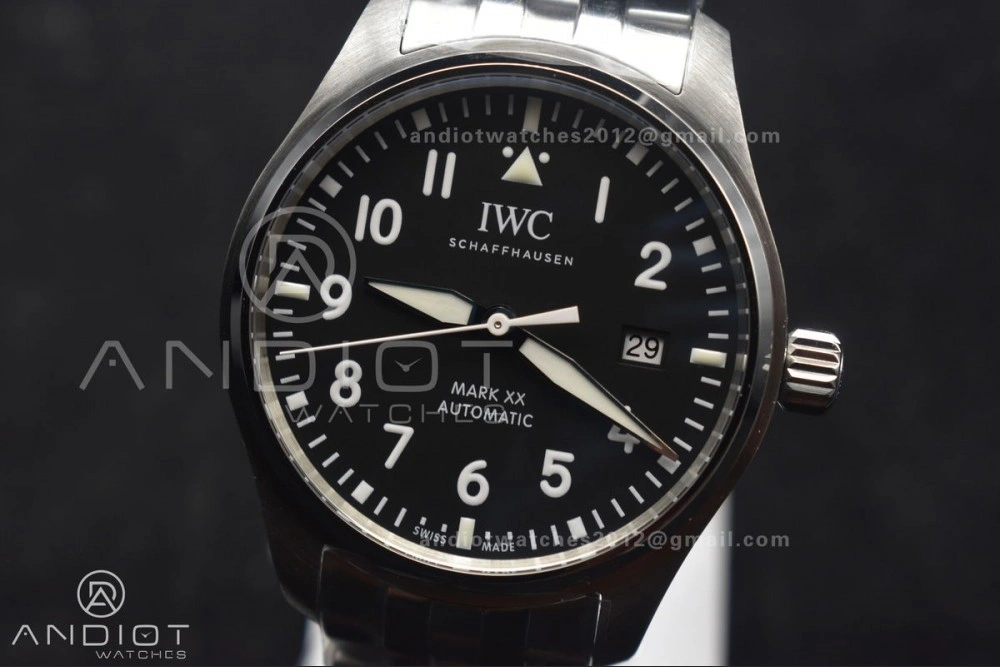 Mark XX V7F 1:1 Best Edition Black Dial on SS Bracelet Asian2892